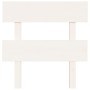 Cabecero de cama madera maciza de pino blanco 103,5x3x81 cm de vidaXL, Cabeceros y pies de cama - Ref: Foro24-819056, Precio:...