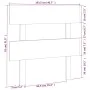 Cabecero de cama madera maciza de pino blanco 103,5x3x81 cm de vidaXL, Cabeceros y pies de cama - Ref: Foro24-819056, Precio:...