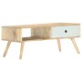 Mesa de centro de madera maciza de mango 90x50x40 cm en Mesas de centro | Comprar online en Foru.es