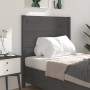 Cabecero madera maciza de pino gris 96x4x100 cm de vidaXL, Cabeceros y pies de cama - Ref: Foro24-818702, Precio: 44,08 €, De...