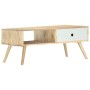 Mesa de centro de madera maciza de mango 90x50x40 cm en Mesas de centro | Comprar online en Foru.es
