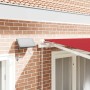 Toldo Retráctil Manual Rojo 300 x 250 cm Tela y acero en Toldos | Comprar online en Foru.es