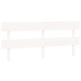 Cabecero de cama madera maciza de pino blanco 204x3x81 cm de vidaXL, Cabeceros y pies de cama - Ref: Foro24-819091, Precio: 3...