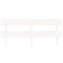 Cabecero de cama madera maciza de pino blanco 204x3x81 cm de vidaXL, Cabeceros y pies de cama - Ref: Foro24-819091, Precio: 3...