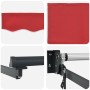 Toldo Rojo 300 x 250 x 165 cm Poliéster en Toldos | Comprar online en Foru.es