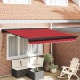 Toldo Retráctil Rojo 300 x 250 cm Tela y Metal en Toldos | Comprar online en Foru.es