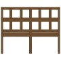 Cabecero de cama madera maciza pino marrón miel 145,5x4x100 cm de vidaXL, Cabeceros y pies de cama - Ref: Foro24-818923, Prec...