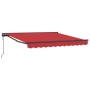 Toldo Retráctil Rojo 300 x 250 cm Poliéster y metal en Toldos | Comprar online en Foru.es
