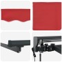 Toldo Retráctil Rojo 300 x 250 cm Poliéster y metal en Toldos | Comprar online en Foru.es