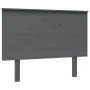 Bettkopfteil aus massivem grauem Kiefernholz, 104 x 6 x 82,5 cm von vidaXL, Kopf- und Fußteile - Ref: Foro24-819157, Preis: 5...