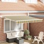 Toldo Manual Verde y amarillo 300 x 250 x 165 cm Poliéster en Toldos | Comprar online en Foru.es