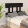 Cabecero de cama madera maciza de pino negro 78,5x3x81 cm de vidaXL, Cabeceros y pies de cama - Ref: Foro24-819099, Precio: 2...