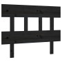 Cabecero de cama madera maciza de pino negro 78,5x3x81 cm de vidaXL, Cabeceros y pies de cama - Ref: Foro24-819099, Precio: 2...
