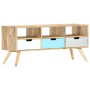Mueble para TV de madera maciza de mango 110x35x48 cm en Muebles TV | Comprar online en Foru.es