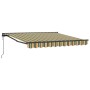 Toldo Retráctil Verde y amarillo 300 x 250 cm Poliéster y metal en Toldos | Comprar online en Foru.es
