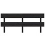 Cabecero de cama madera maciza de pino negro 204x3x81 cm de vidaXL, Cabeceros y pies de cama - Ref: Foro24-819094, Precio: 32...