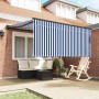 Toldo Retráctil Manual Azul y 350 x 250 cm Poliéster y Aluminio en Toldos | Comprar online en Foru.es