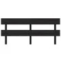 Cabecero de cama madera maciza de pino negro 184x3x81 cm de vidaXL, Cabeceros y pies de cama - Ref: Foro24-819089, Precio: 31...