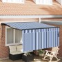 Toldo Retráctil Azul y 350 x 250 cm Poliéster y Aluminio en Toldos | Comprar online en Foru.es