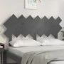 Solid gray pine wood bed headboard 141x3x80.5 cm by vidaXL, Headboards and footboards - Ref: Foro24-819222, Price: 32,80 €, D...