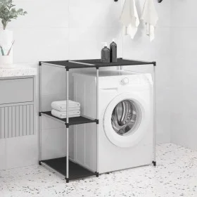 Estantería sobre lavadora hierro negro 87x55x90,5 cm de vidaXL, Toalleros - Ref: Foro24-343145, Precio: 22,64 €, Descuento: %