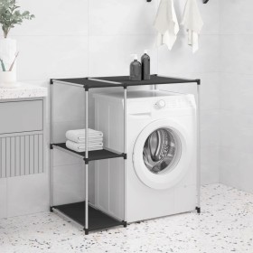 Estantería sobre lavadora hierro negro 87x55x90,5 cm de vidaXL, Toalleros - Ref: Foro24-343145, Precio: 22,91 €, Descuento: %