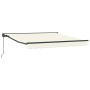 Toldo Retráctil Manual Crema 350 x 250 cm Poliéster y metal en Toldos | Comprar online en Foru.es