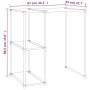 Estantería sobre lavadora hierro negro 87x55x90,5 cm de vidaXL, Toalleros - Ref: Foro24-343145, Precio: 22,91 €, Descuento: %