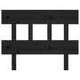 Cabecero de cama madera maciza de pino negro 103,5x3x81 cm de vidaXL, Cabeceros y pies de cama - Ref: Foro24-819109, Precio: ...