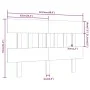 Cabecero de cama madera maciza de pino negro 123,5x3x81 cm de vidaXL, Cabeceros y pies de cama - Ref: Foro24-819114, Precio: ...