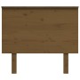 Cabecero de cama madera maciza de pino marrón miel 94x6x82,5 cm de vidaXL, Cabeceros y pies de cama - Ref: Foro24-819153, Pre...