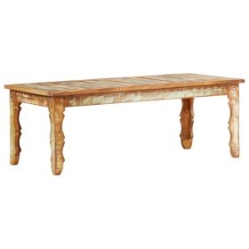 Mesa de centro de madera maciza reciclada 110x50x40 cm en Mesas de centro | Comprar online en Foru.es