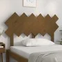Bettkopfteil aus massivem Kiefernholz, honigbraun, 122,5 x 3 x 80,5 cm von vidaXL, Kopf- und Fußteile - Ref: Foro24-819213, P...