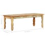 Mesa de centro de madera maciza reciclada 110x50x40 cm en Mesas de centro | Comprar online en Foru.es