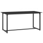 Muebles de jardín con cojines 4 piezas ratán sintético negro de vidaXL, Conjuntos de jardín - Ref: Foro24-319194, Precio: 229...