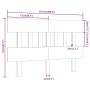 Cabecero de cama madera maciza de pino 153,5x3x81 cm de vidaXL, Cabeceros y pies de cama - Ref: Foro24-819125, Precio: 40,32 ...