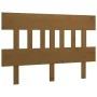 Solid pine wood bed headboard honey brown 203.5x3x81 cm by vidaXL, Headboards and footboards - Ref: Foro24-819143, Price: 35,...