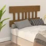 Solid pine wood bed headboard honey brown 203.5x3x81 cm by vidaXL, Headboards and footboards - Ref: Foro24-819143, Price: 35,...