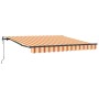 Toldo Retráctil Amarillo y Naranja 350 x 250 cm Tela y Aluminio en Toldos | Comprar online en Foru.es