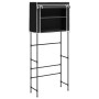 Estantería 2 niveles lavadora hierro negro 71x29,5x170,5cm de vidaXL, Toalleros - Ref: Foro24-343135, Precio: 29,17 €, Descue...
