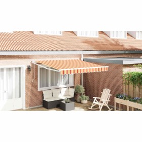 Toldo Amarillo y Naranja 350 x 250 x 165 cm Poliéster en Toldos | Comprar online en Foru.es