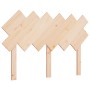 Cabecero de cama madera maciza de pino 122,5x3x80,5 cm de vidaXL, Cabeceros y pies de cama - Ref: Foro24-819210, Precio: 28,2...