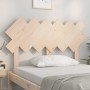 Cabecero de cama madera maciza de pino 122,5x3x80,5 cm de vidaXL, Cabeceros y pies de cama - Ref: Foro24-819210, Precio: 28,2...