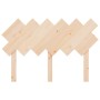 Cabecero de cama madera maciza de pino 122,5x3x80,5 cm de vidaXL, Cabeceros y pies de cama - Ref: Foro24-819210, Precio: 28,2...