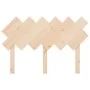 Cabecero de cama madera maciza de pino 122,5x3x80,5 cm de vidaXL, Cabeceros y pies de cama - Ref: Foro24-819210, Precio: 28,0...