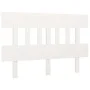 Solid white pine wood bed headboard 143.5x3x81 cm by vidaXL, Headboards and footboards - Ref: Foro24-819121, Price: 31,88 €, ...
