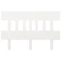Solid white pine wood bed headboard 143.5x3x81 cm by vidaXL, Headboards and footboards - Ref: Foro24-819121, Price: 31,88 €, ...