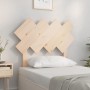 Cabecero de cama madera maciza de pino 92x3x81 cm de vidaXL, Cabeceros y pies de cama - Ref: Foro24-819200, Precio: 24,48 €, ...