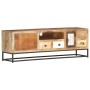 Mueble para TV de madera maciza reciclada 120x30x40 cm en Muebles TV | Comprar online en Foru.es