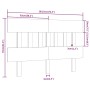 Cabecero de cama madera maciza de pino gris 185,5x3x81 cm de vidaXL, Cabeceros y pies de cama - Ref: Foro24-819137, Precio: 5...